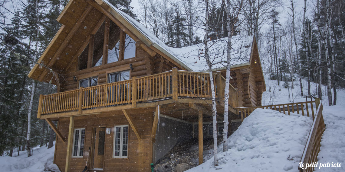 Le chalet en hiver