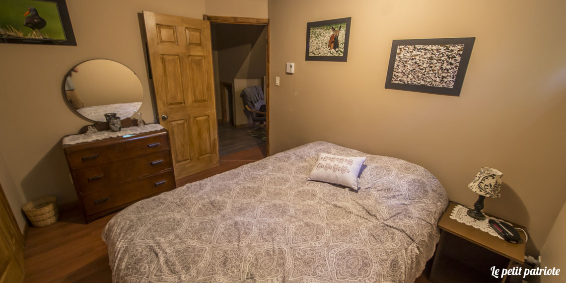 Chambre nature vu de l'intérieur